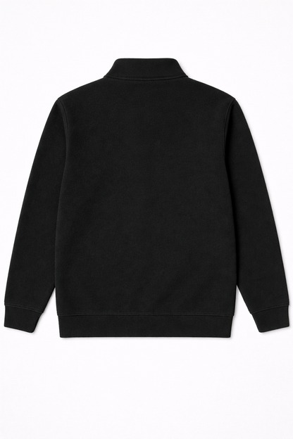 Pure Black Half-Zip