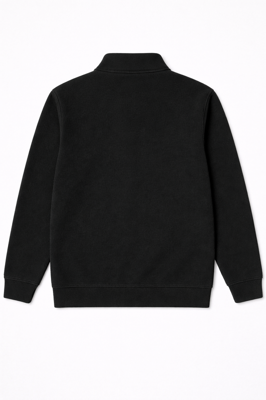 Pure Black Half-Zip