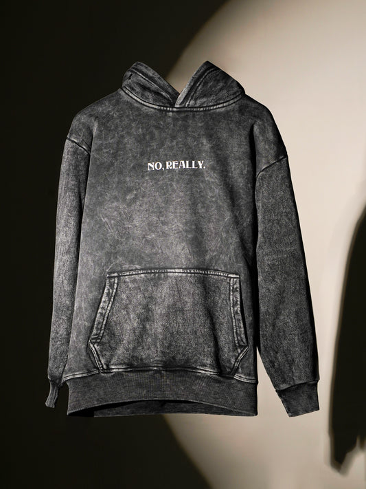 No Really- Black acid washed