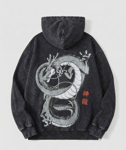 Dragon - Black acid washed