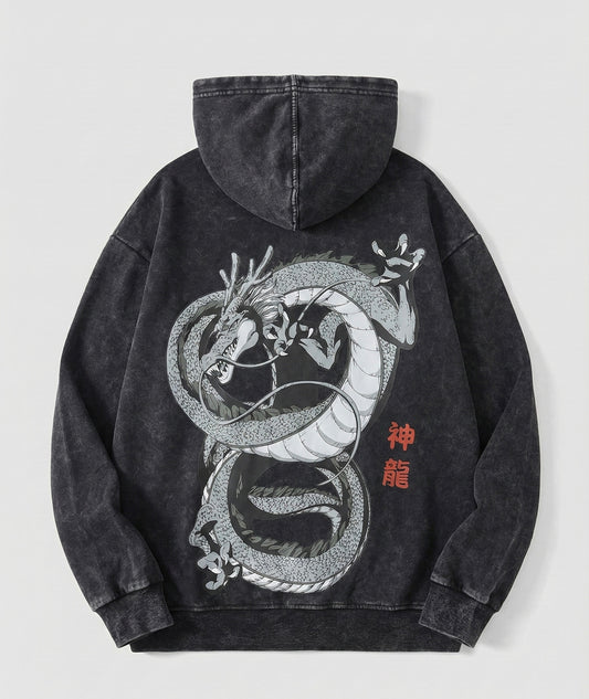 Dragon - Black acid washed